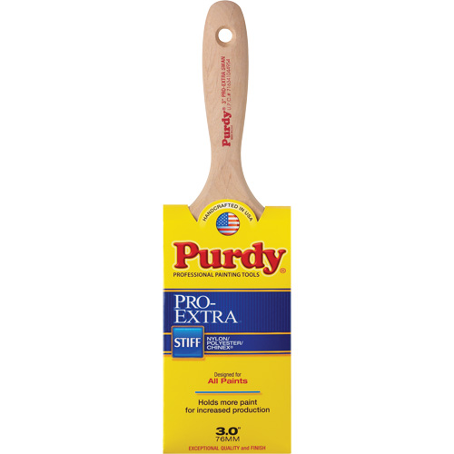 Pinceau Pro-Extra Swan, Mat&eacute;riau m&eacute;lang&eacute;, Manche Bois, Largeur de 3" Les Fournitures Industrielles Méga
