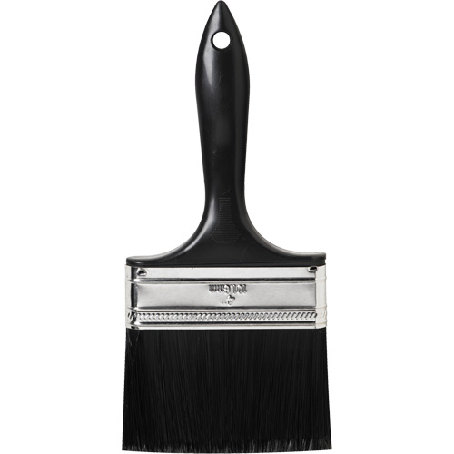Pinceau &eacute;conomique, Polyol&eacute;fine, Manche Plastique, Largeur de 4" Les Fournitures Industrielles Méga