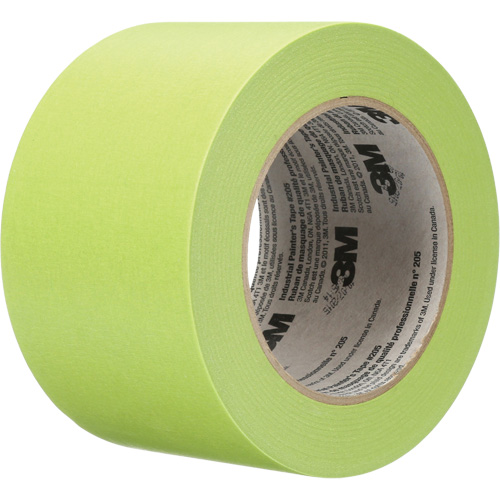 Ruban industriel 205 pour peintre, 72 mm (2-4/5") x 55 m (180'), Vert Les Fournitures Industrielles Méga