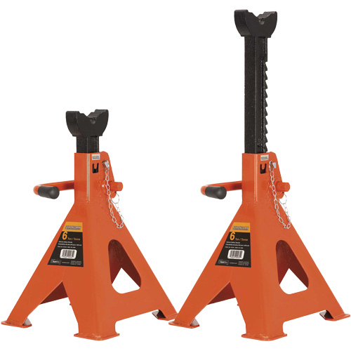 856A B&eacute;quilles de cric, Poign&eacute;e/rochet verrouillable, Capacit&eacute; de 6 tonne(s), 15-1/2" - 24" h Les Fournitures Industrielles Méga