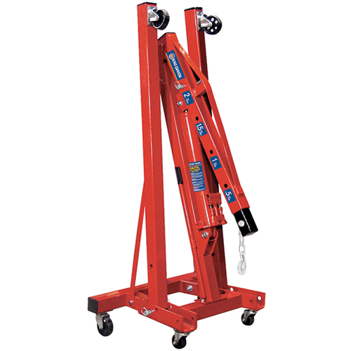 Grues d'atelier escamotables de 2 tonnes, Capacit&eacute; 4000 lb (2 tonnes) Les Fournitures Industrielles Méga