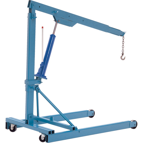 Portable Floor Cranes, 8' Lift, 1000 lbs. (0.5 tons), 70-1/2" Arm, 69-1/4" H Les Fournitures Industrielles Méga