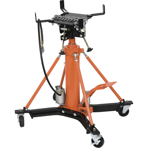 High Lift Air/Hydraulic 2-Stage Transmission Jack, 1 Ton(s) Lifting Capacity Les Fournitures Industrielles Méga