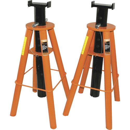871A Truck Stand Set, 10 Tons Capacity, 30-3/4" - 46-1/4" H Les Fournitures Industrielles Méga