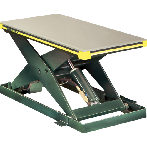 Hydraulic Backsaver Scissor Lift Table, Steel, 48" L x 48" W, 2000 lbs. Capacity Les Fournitures Industrielles Méga