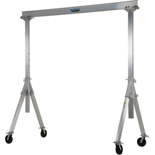 Grue mobile ajustable en aluminium, 10' lo, Capacit&eacute; 4000 lb (2 tonnes) Les Fournitures Industrielles Méga
