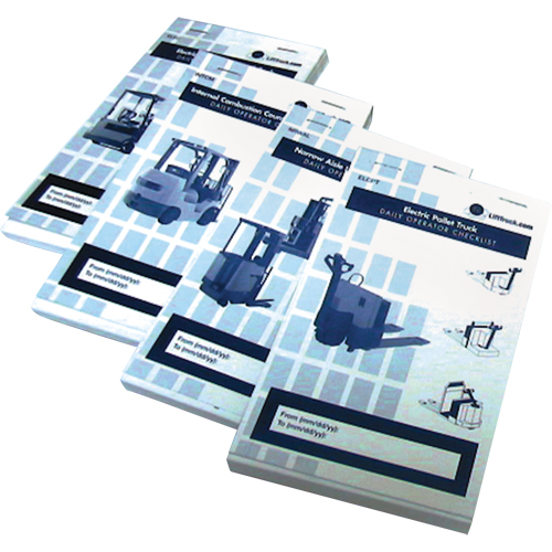 Forklift Checklist Caddy Replacement Log Les Fournitures Industrielles Méga