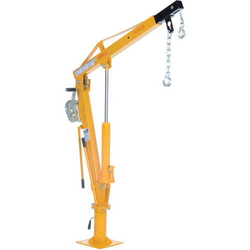 Grue &agrave; fl&egrave;che pour camion actionn&eacute;e par treuil, Capacit&eacute; de 1000 lb (0,5 tonne), Limite de 86-1/2" Les Fournitures Industrielles Méga