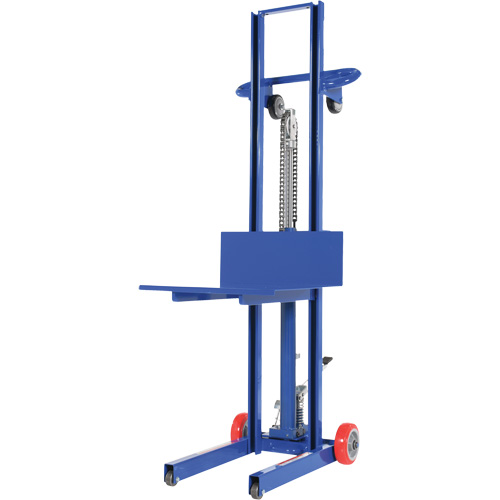 Hydraulic Platform Lift Stacker, Foot Pump Operated, 400 lbs. Capacity, 51-1/8" Max Lift Les Fournitures Industrielles Méga