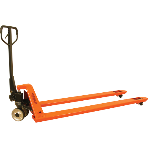 Long Fork Pallet Truck, 70" L x 27" W, 4400 lbs. Capacity Les Fournitures Industrielles Méga