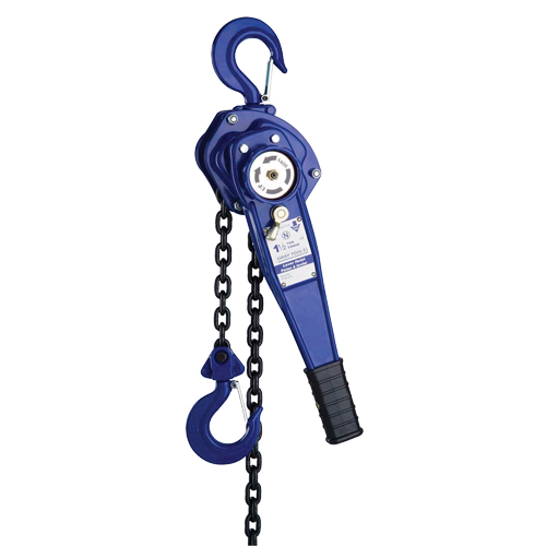 Lever Hoist, 5' Lift, 3000 lbs. (1.5 tons) Capacity, Grade 80 load chain Chain Les Fournitures Industrielles Méga