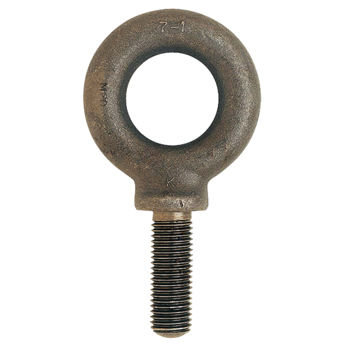 Eye Bolt, 65 mm Dia., 44.5 mm L, Uncoated Natural Finish, 3520 lbs. (1.76 tons) Capacity Les Fournitures Industrielles Méga