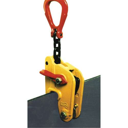 Pince &agrave; t&ocirc;le multipositions de prise automatique Topal NK1-40-60, 3300 lb (1,65 tonne), Ouverture de la m&acirc;choire de 1-5/8" - 2-5/16" Les Fournitures Industrielles Méga