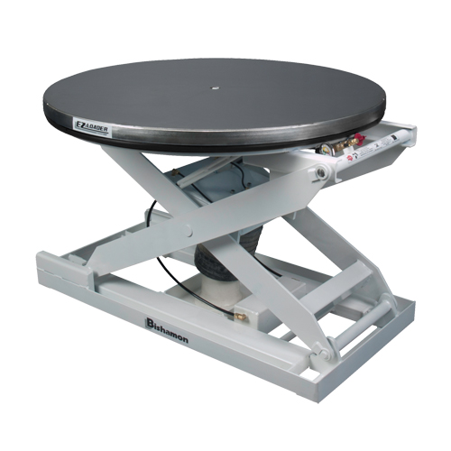 EZ Loader&reg; E Self-Levelling Pallet Positioner - Stainless Platform, 43" L x 43" W, 4000 lbs. Cap. Les Fournitures Industrielles Méga