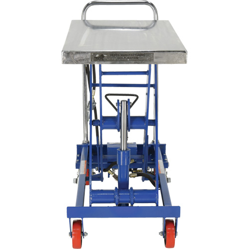Pneumatic Hydraulic Scissor Lift Table, Steel, 32-1/2" L x 19-3/4" W, 1000 lbs. Cap. Les Fournitures Industrielles Méga