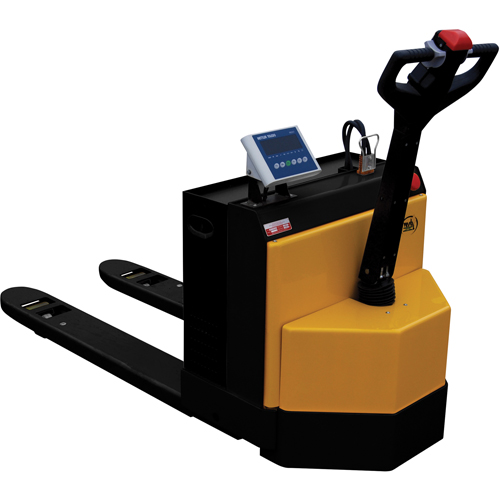 Transpalette &eacute;lectrique motoris&eacute; a/balance, Capacit&eacute; 4500 lb, 48" lo x 30,25" la Les Fournitures Industrielles Méga