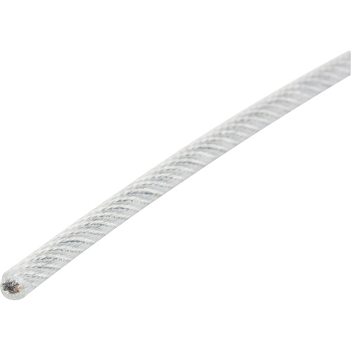C&acirc;ble m&eacute;tallique, 1000' (304,8 m) x 1/16", 480 lb (0,24 tonne), Galvanis&eacute; Les Fournitures Industrielles Méga