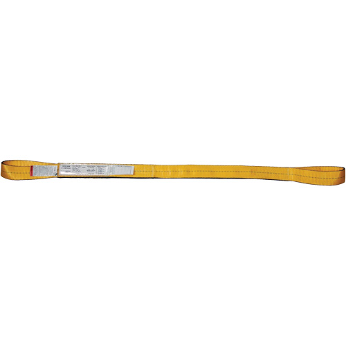 Lifting Sling, Double Ply, Double Eye, Type 3, 2" W x 20' L, 6200 lbs. Vertical Cap. Les Fournitures Industrielles Méga