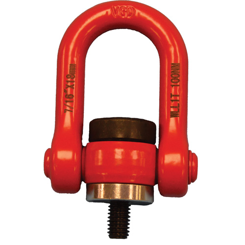 VQ Swivel Hoist Lifting Ring, 1/4", 12 mm Thread Length, Alloy Steel Les Fournitures Industrielles Méga