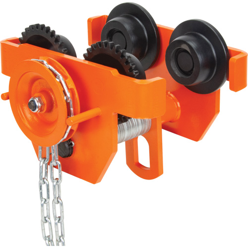 Adjustable Trolley with Safety Plates, 2000 lbs. (1 tons) Capacity, 2-5/16" - 4-14/16" Les Fournitures Industrielles Méga