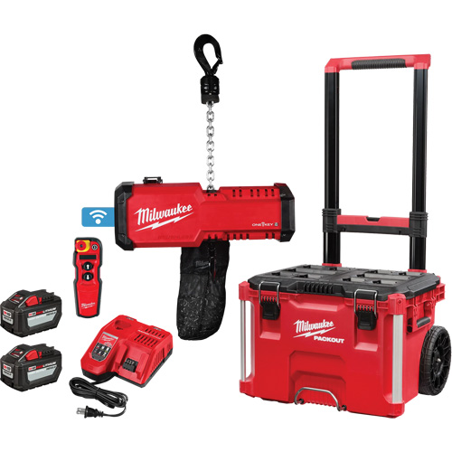 Palan compact &agrave; chaîne 1 tonne M18 avec ONE-KEY, Capacit&eacute; 2204 lb (1 tonnes) Les Fournitures Industrielles Méga