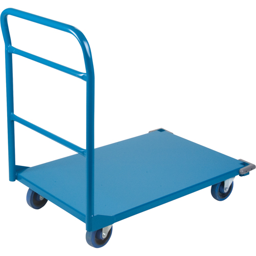 Shelf & Platform Truck, Steel, 24" W x 36" D x 40" H, 1300 lbs. Platform Capacity Les Fournitures Industrielles Méga