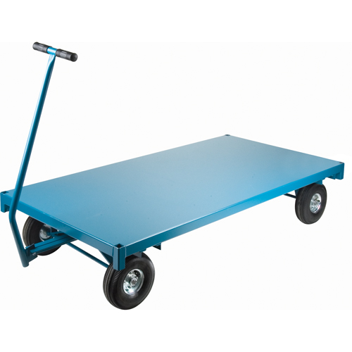 Chariots &agrave; plateforme - Chariots wagon ergonomiques &agrave; plateforme, 36" la x 72" la x Capacit&eacute; 1000 lb Les Fournitures Industrielles Méga