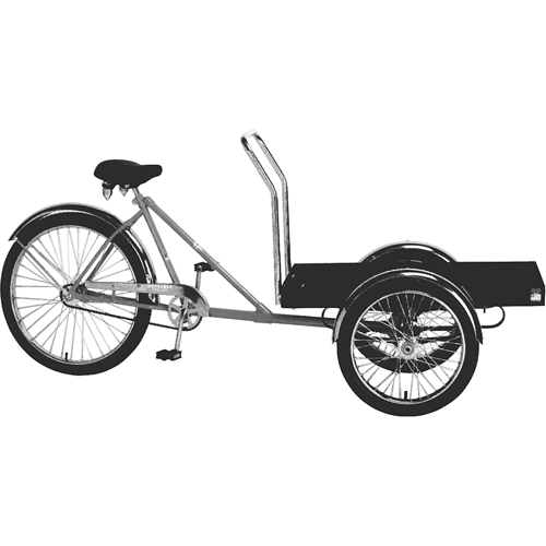 Tricycles &agrave; chargement &agrave; l'avant Les Fournitures Industrielles Méga