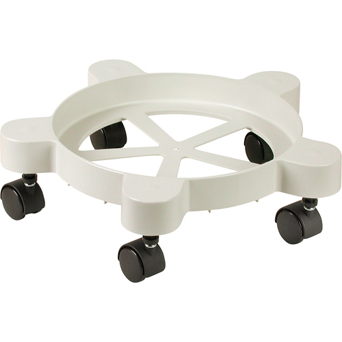 Lil'Dolly Pail Dollies, Plastic, 75 lbs. Capacity, 11" Diameter, Plastic Casters Les Fournitures Industrielles Méga