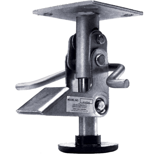 Floor Lock Brakes - Heavy-Duty, 6-7/32" Extended Height, 5-11/64" Retracted Height Les Fournitures Industrielles Méga