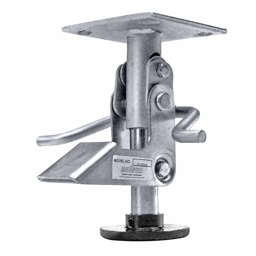 Heavy-Duty Floor Lock Brake, 6-43/64" Extended Height, 5-35/64" Retracted Height Les Fournitures Industrielles Méga