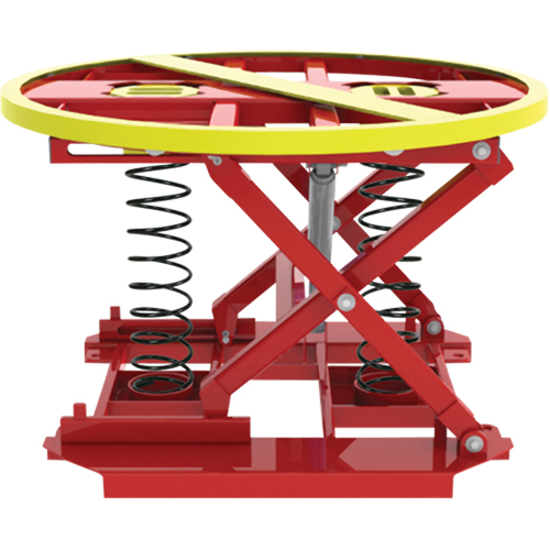 Plateforme de levage manuelle Pallet Pal 360, 43-5/8" lo x 43-5/8" la, Capacit&eacute; 4500 lb Les Fournitures Industrielles Méga