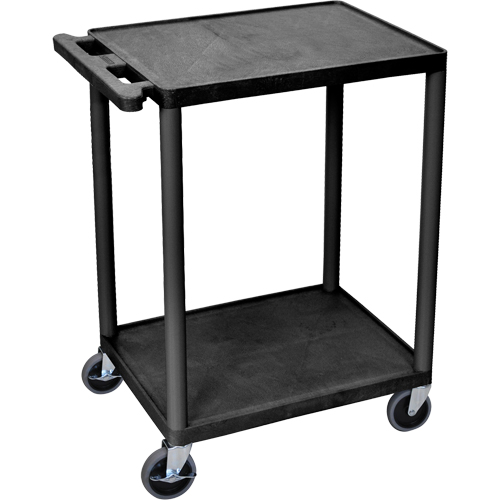 Chariot utilitaire, 2 tiers, 18" x 33" x 24", Capacit&eacute; 400 lb Les Fournitures Industrielles Méga
