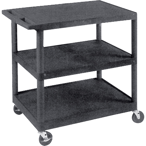 Utility Cart, 3 Tiers, 18" x 34" x 24", 400 lbs. Capacity Les Fournitures Industrielles Méga