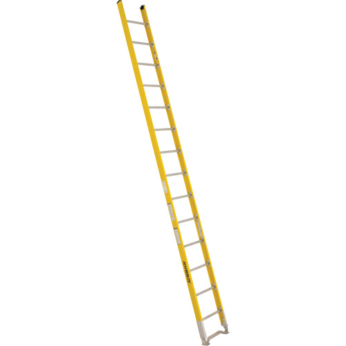 Single Section Straight Ladder - 6100 Series, 14', Fibreglass, 375 lbs., CSA Grade 1AA Les Fournitures Industrielles Méga