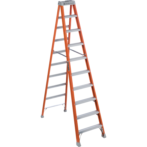 Industrial Heavy-Duty Stepladders, 10', Fibreglass, 300 lbs. Capacity, Type 1A Les Fournitures Industrielles Méga