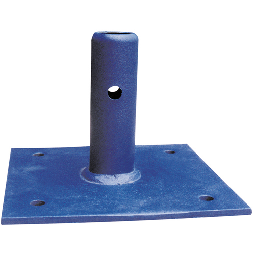 Scaffolding Accessories - Fixed Base Plate, Base Plate, 6" W x 6" H Les Fournitures Industrielles Méga