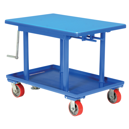 Hydraulic Lift Table, 24" L x 36" W, Steel, 2000 lbs. Capacity Les Fournitures Industrielles Méga