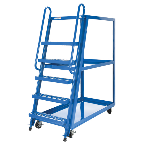 Stock Picking Cart, Steel, 27-7/8" W x 56-1/8" D, 3 Shelves, 1000 lbs. Capacity Les Fournitures Industrielles Méga