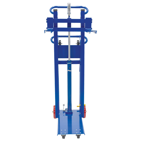 Empileur &agrave; plateforme, M&eacute;canisme Pompe au pied, Capacit&eacute; de 750 lb, Levage max de 52" Les Fournitures Industrielles Méga