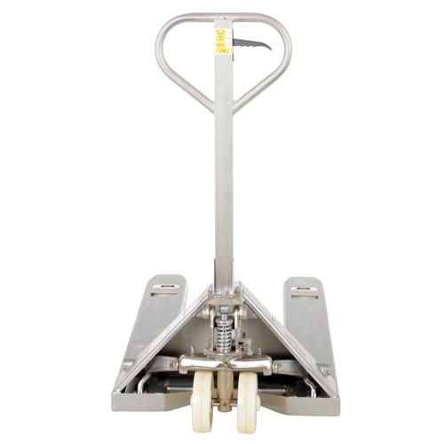 Transpalette, Acier inoxydable, 48" lo x 27" la, Capacit&eacute; 5500 lb Les Fournitures Industrielles Méga
