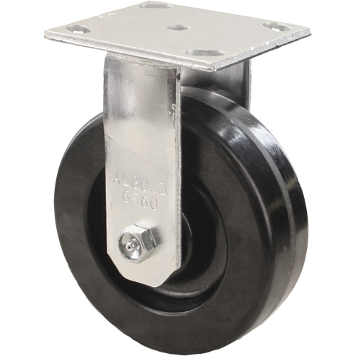 Heavy-Duty EMaxx Kingpin Caster, Rigid, 6" (152.4 mm), Phenolic, 1200 lbs. (544.3 kg.) Les Fournitures Industrielles Méga
