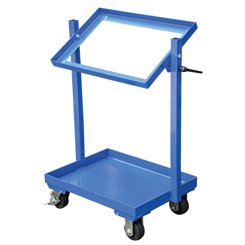 Stock Cart, Steel, 30-11/16" W x 19-1/4" D, 2 Shelves, 200 lbs. Capacity Les Fournitures Industrielles Méga