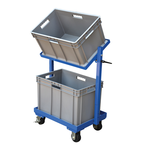 Stock Cart, Steel, 30-11/16" W x 19-1/4" D, 2 Shelves, 200 lbs. Capacity Les Fournitures Industrielles Méga