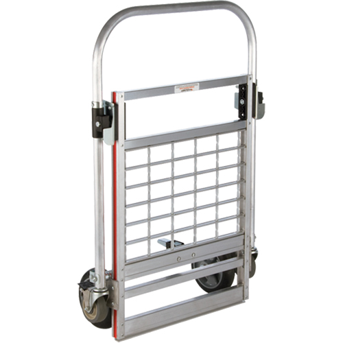 Four Wheel Folding Platform Truck, Aluminum, 750 lbs., 31" L x 23-1/4" W, 39" High Les Fournitures Industrielles Méga