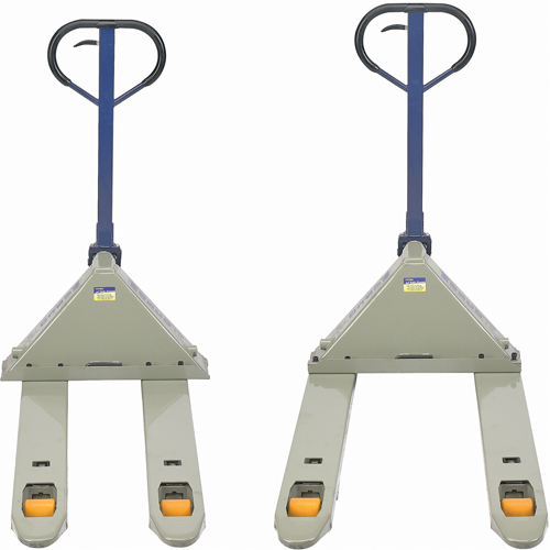 Adjustable Width Pallet Trucks, 48" L x 27" W, 5500 lbs. Capacity Les Fournitures Industrielles Méga