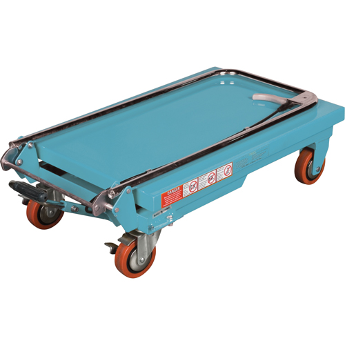 Heavy-Duty Hydraulic Scissor Lift Table, 27-1/2" L x 17-3/4" W, Steel, 330 lbs. Capacity Les Fournitures Industrielles Méga