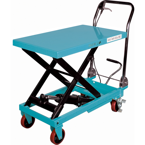 Table &eacute;l&eacute;vatrice robuste &agrave; ciseaux hydraulique, 32" lo x 19-3/4" la, Acier, Capacit&eacute; 1100 lb Les Fournitures Industrielles Méga