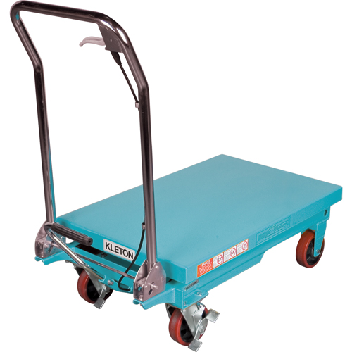 Table &eacute;l&eacute;vatrice robuste &agrave; ciseaux hydraulique, 32" lo x 19-3/4" la, Acier, Capacit&eacute; 660 lb Les Fournitures Industrielles Méga