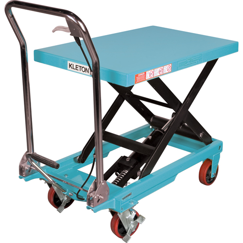 Table &eacute;l&eacute;vatrice robuste &agrave; ciseaux hydraulique, 32" lo x 19-3/4" la, Acier, Capacit&eacute; 660 lb Les Fournitures Industrielles Méga